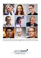 Seiten als Beispiel aus der Imagebroschuere von der Agentur akzent