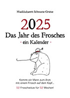 Vier Beispielseiten aus dem Froschwitzkalender 2025