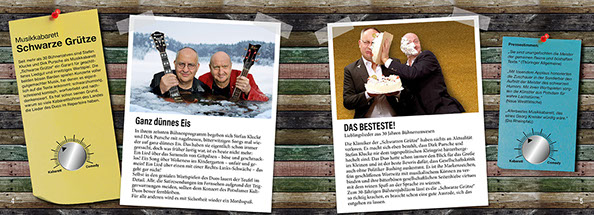 Beispielseiten aus der Imagebroschuere Humorbuero